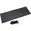 Produktbild: Corsair K100 RGB AIR Ultra-Thin Mechanical Gaming Keyboard DE Tastatur USB + RF Wireless + Bluetooth Deutsch Schwarz (CH-913A01U-DE) - Schwarz