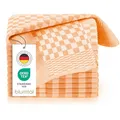 Produktbild: Blumtal Geschirrtücher Baumwolle 50x70 cm im 20er Set - Oeko-TEX zertifizierte Küchentücher - extrem saugstarke Geschirrhandtücher - Küchenhandtücher waschbar 95 °C - Geschirrtuch Orange