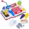 Produktbild: Simba 104525700 - Supermarktkasse mit Scanner, Rechner, Laufband, Ka (US IMPORT)