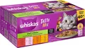Produktbild: Whiskas 1+ Tasty Mix Katzen Nassfutter Rind Geflügel Lachs Huhn Weißfisch 40x85g