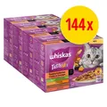 Produktbild: WHISKAS 1+ TASTY MIX CHEF'S CHOICE IN SAUCE NASSFUTTER KATZENFUTTER 144x85g