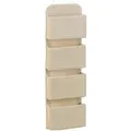 Produktbild: Relaxdays Hängeorganizer, 4 Fächer, Tür Organizer mit Haken zum Einhängen, Vlies Hängeaufbewahrung Bad & Büro, beige