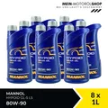 Produktbild: Mannol Hypoid Gear Oil Getriebeöl 80W-90 GL-4/GL-5 LS 8x1 Liter = 8 Liter