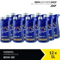 Produktbild: Mannol Hypoid Gear Oil Getriebeöl 80W-90 GL-4/GL-5 LS 12x1 Liter = 12 Liter