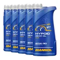 Produktbild: 5 (5x1) Liter MANNOL SAE 80W-90 Hypoid Getriebeöl/ Schaltgetriebe/ Achsen GL5
