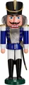 Produktbild: Nußknacker Husar blau HxBxT = 37x13x10cm NEU Weihnachten Seiffen Nutcracker Nüss