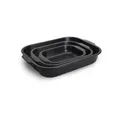 Produktbild: WOLL Roast-it Bratreine, Auflaufform, PFAS-frei, schwarz WB-SET004 , Set: 1x 23 x 18 cm, 1x 30 x 24 cm, 1x 38 x 30 cm