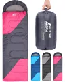 Produktbild: Premium Mumienschlafsack 250 GSM, Schlafsack Winter & Sommer, 0°C bis 15°C, I...