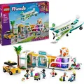 Produktbild: LEGO Friends Heartlake City Flughafen mit Flugzeug, Bauset mit Spielzeug Flieger, Taxi und Gepäckwagen, 7 Minifiguren der Caraktere, Baby und Hund...