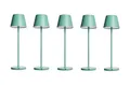 Produktbild: 5er Set LED-TISCHLEUCHTE ROLF KERN CLUB 38CM, TÜRKIS, AKKU, DIMMBAR