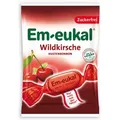 Produktbild: Em-eukal Kräuterbonbons Wildkirsche, Hustenbonbon, zuckerfrei, 14 Stück im Beutel, 75g
