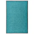 Produktbild: Türmatte Fußmatte Waschbar Cyan 60x90 Cm Schmutzfangmatte Türvorleger