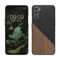 Produktbild: kwmobile Hülle kompatibel mit OnePlus Nord - Handyhülle - Handy Schutzhülle - Smartphone Cover - Dunkelbraun Schwarz