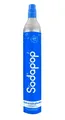 Produktbild: Sodapop Universal CO₂-Zylinder | 425g Kohlensäure für bis zu 60 Liter frisches Sprudelwasser | geeignet für Wassersprudler, Sodastream, Arke, etc.