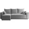 Produktbild: 4All Home Ecksofa, Grau, Holzwerkstoff, 3-Sitzer, 246x145 cm, Wohnzimmer, Sofas & Couches, Wohnlandschaften, Ecksofas
