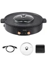 Produktbild: VEVOR Hot Pot mit Grill 1800W 2 in 1 Elektrischer Rauchfreier Grill BBQ Grill
