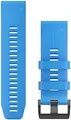 Produktbild: Garmin QuickFit - Uhrarmband für Smartwatch - Cyanblau - für D2, Descent Mk1, fenix 5X, fenix 5X, tactix Charlie, Delta, Delta - Solar Edition (010-12741-02)