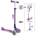 Produktbild: Globber Kinderscooter Primo Foldable Plus Lights, Lila, Hellrosa, Kunststoff, 28x82.5x57.5 cm, Outdoor Spielzeug, Kinderfahrzeuge, Scooter & Cityroller