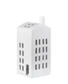 Produktbild: 10845 ZUHAUSE  Lichthaus kleine Fenster  Porzellan  Höhe 16,6cm