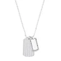 Produktbild: s.Oliver Jewel Damen Kette Halskette Edelstahl silber Dog-Tag 2036842