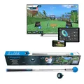 Produktbild: PHIGOLF Phigolf2 Golf Simulator with Swing Stick for Indoor & Outdoor Use, Golf Swing Trainer with Upgraded Motion Sensor&3D Swing Analysis, Compatible WGT/E6 Connect APP, Works with Smartdevices