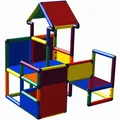 Produktbild: Move and stic Spielhaus FLOH Kletterhaus Kletterturm multicolor 6037