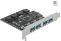Produktbild: DELOCK 90509 - PCIe x1 > 4x extern USB 3.0 A