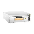 Produktbild: Elektro-Pizzaofen - 1 x 60 cm - 1 Kammer - 3000 W - 230 V - manuell - Glastür - Royal Catering RCPO-2000-60-1