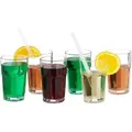Produktbild: Trinkgläser 6er Set, 300ml, Gastro, Gläserset Für Den Haushalt, Spülmaschinenfest, Cocktailgläser, Transparent - Relaxdays