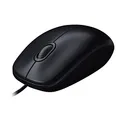 Produktbild: Logitech M90 Maus mit Kabel, 1000 DPI Sensor, USB-Anschluss, 3 Tasten, Für Links und Rechtshänder, PC/Mac - Schwarz