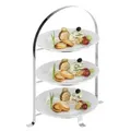 Produktbild: APS Serviergestell 33217 , Maße (B x L x H): 33 x 24 x 43 cm, für 3 Teller max. Ø 27 cm