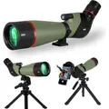 Produktbild: Gosky 20-60x80 Long Vision - BAK4 Angle Telescope - Newest Waterproof Aiming Bezel for Shooting (QHSP033)