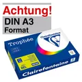 Produktbild: Clairefontaine Kopierpapier Trophée neongrün DIN A3 80 g/qm 500 Blatt