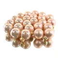 Produktbild: Weihnachts-Micro-Kugeln Peach Pearl Ø 2,5 cm aus Glas - 24er Set
