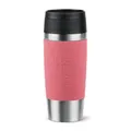 Produktbild: Emsa Travel Mug 360ml Classic Isolierbecher, Thermokaffeebecher to go, Komfort-Schraubverschluss, Edelstahl, 4h heiß und 8h kalt, dicht, spülmaschinenfest, 360°-Trinköffnung, koralle, N20209