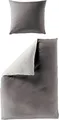 Produktbild: BIERBAUM Wendebettwäsche Modern Uni in Gr. 135x200 oder 155x220 cm, Renforcé, 2 teilig, Modernes Unidesign: Schlichte, elegante Optik für jedes Schlafzimmer