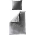 Produktbild: Bierbaum Bettwäsche, Grau, Textil, Uni, 135x200 cm, Oeko-Tex® Standard 100, Oeko-Tex® Made IN Green, pflegeleicht, atmungsaktiv, hautfreundlich, weiche und anschmiegsame Oberfläche, Schlaftextilien, Bettwäsche, Bettwäsche, Renforcé-Bettwäsche