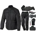 Produktbild: NERVE Motorradkombi (Set, 8-tlg) schwarz L