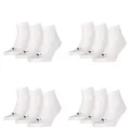 Produktbild: PUMA 12 Paar Quarter Sportsocken (Kurzsocken) für Damen und Herren im Vorteilspack (Weiß, 47/49)