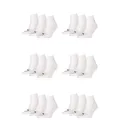 Produktbild: PUMA 18 Paar Unisex Quarter Socken Sneaker Gr. 35-49 für Damen Herren Füßlinge, Farbe:300 - white, Socken & Strümpfe:47-49