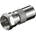Produktbild: Goobay F-Adapter: F-Stecker > Koax-Stecker, Adapter-Stecker aus Kupfer