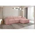 Produktbild: Kaiser Möbel Ecksofa, Sofa L form, Couch L form Siena L stoff Velo Rosa Rechts - Rosa