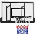 Produktbild: SPORTNOW Basketballkorb mit Rückwand, Indoor & Outdoor, Basketballbrett mit Ø45 cm Stahlkorb und Netz, Wandmontage, Basketball Board für Kinder