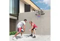 Produktbild: SPORTNOW Basketballständer mit Rückwand, mit Ø45 cm Stahlkorb und Netz, Wandmontage (Basketballkorb, 1-St., Basketball Board), für Erwachsene, für Outdoor & Indoor, Schwarz