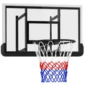 Produktbild: Basketballkorb mit Rückwand für Outdoor & Indoor Wandmontage Schwarz