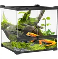 Produktbild: PawHut Terrarium für Reptilien Glasterrarium 24L Reptil Fütterungsbox mit Frontbelüftung, ausbruchsicherer Drehverschluss