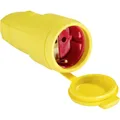 Produktbild: AS Schwabe 62413 Schutzkontaktkupplung Gummi  230 V Gelb IP44