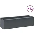 Produktbild: vidaXL Hochbeet, Grau, Kunststoff, 13.5x9.5x36 cm, Gartenzubehör, Hochbeete