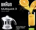Produktbild: Braun Zitruspresse 1,0 Liter  Multiquick 3 Saftpresse MPZ 9 