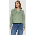 Produktbild: s.Oliver Funktionsjacke Outdoor-Jacke Cabanjacke mit Raglanärmeln und Streifenfutter grün M (38)